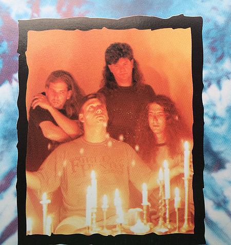 The Groovy Coconut Band, 1995: Drew, Paul, Rob, Mark. Photo by Rich Afflito.