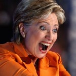 hillary clinton scary face