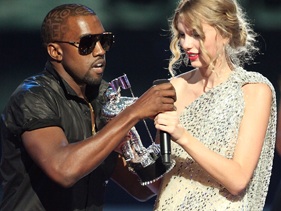 kanye west interrupts